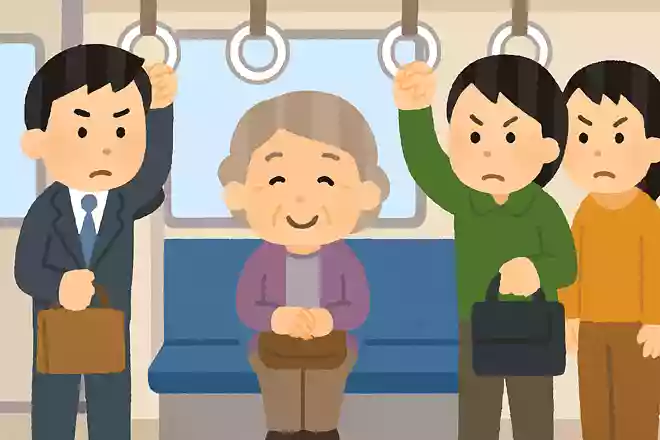 いつも満員電車なのに、毎回必ず座れるのはなぜでしょうか?