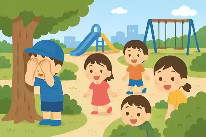 公園で子供が7人、かくれんぼをして遊んでいました。そのうち3人が見つかりました。あと何人みつければよいでしょうか?