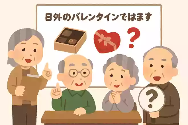 日本のバレンタインではチョコを贈りますが、海外では何を贈るでしょうか?