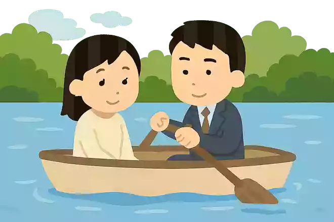 新郎新婦の初デートの場所は?