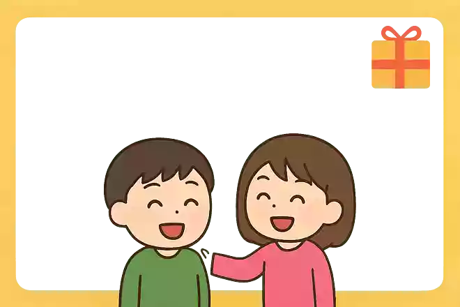 〇〇の笑顔にいつも元気をもらっています