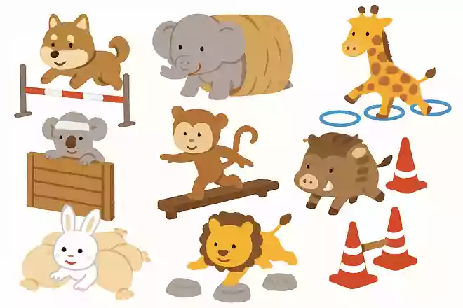 動物になりきる