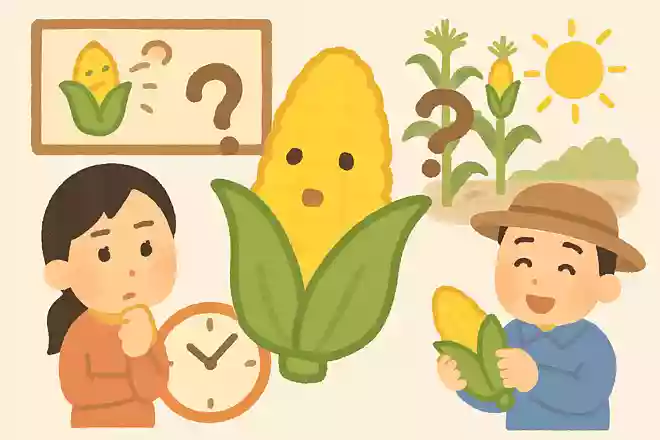 最も甘いとうもろこしが収穫できるのは1日のうちでいつでしょうか?