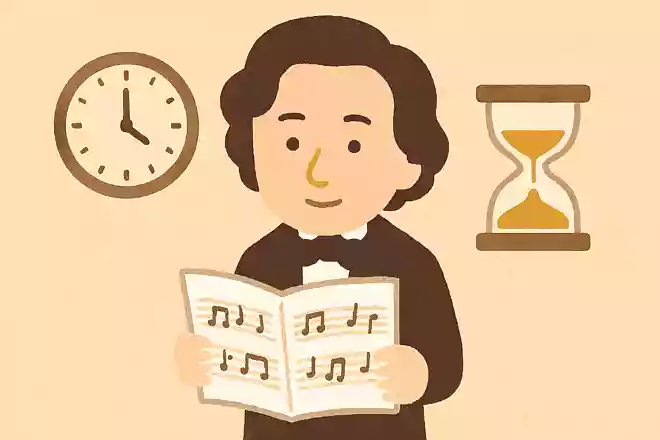 時間は一番の批評家で、忍耐は一番の先生ですフレデリック・ショパン