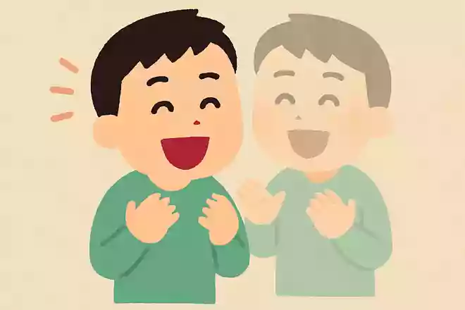 To laugh at yourself is to love yourselfミッキーマウス