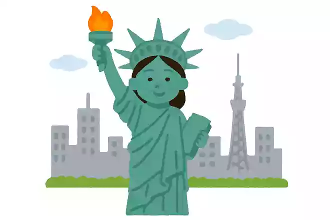 自由の女神のレプリカが日本に存在する