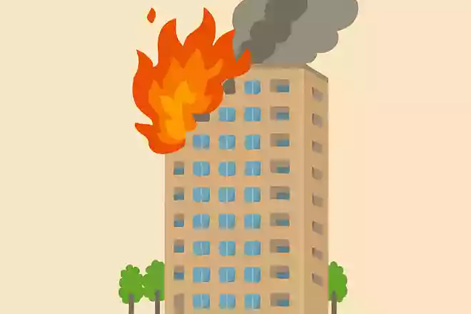 25階建ての高層マンションで火災が発生しました。住民が慌ててベランダから飛び降りましたが、無傷でした。一体なぜ?