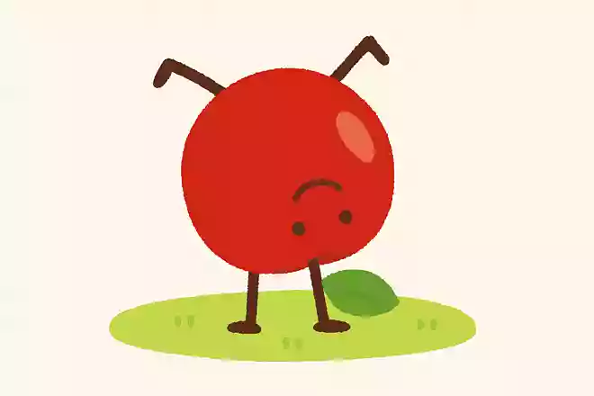 逆立ちすると丸くなってしまうものは何でしょうか?