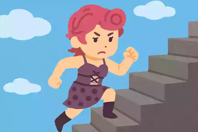 「運命」にビクついて逃げたりもしない…!!それが邪魔なら……なおさら登り切ってやるトリッシュ・ウナ