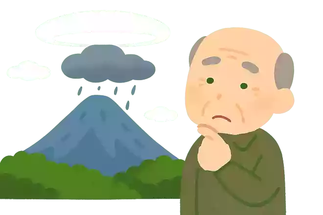 山に〇〇雲かかれば雨の、〇〇は何でしょうか?