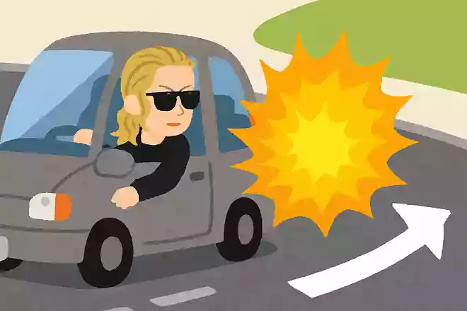車を運転して右折するときはウィンカーじゃなくてオーラ出して曲がります。ローランド