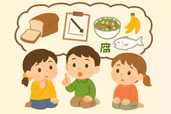 つくってもすてられてしまうたべものはどれくらいあるでしょうか?