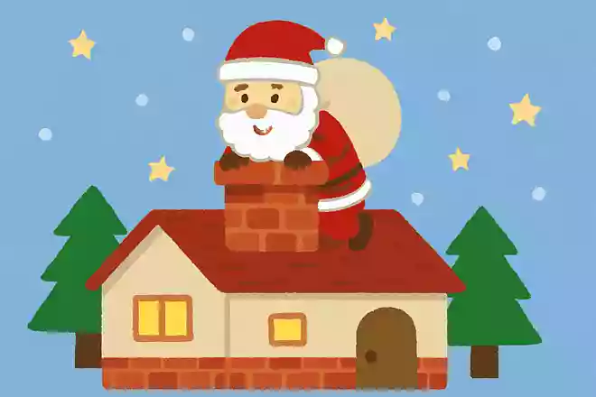 サンタクロースは家のどこから入るのでしょうか?