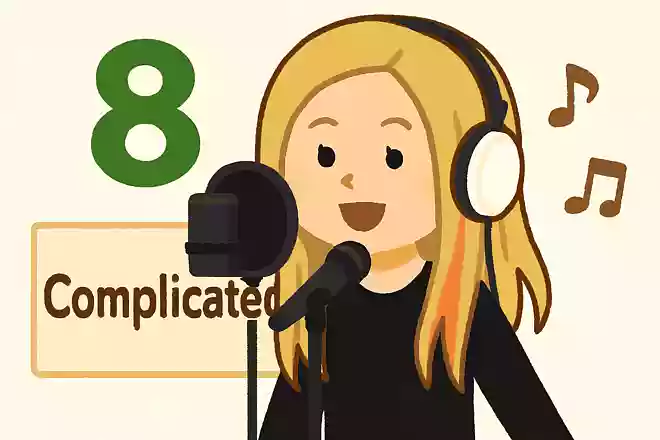 日本の人気YouTubeチャンネル「THE FIRST TAKE」でアヴリルさんが披露した曲は『Complicated』と何?