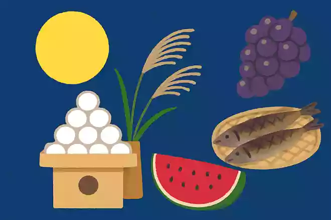 9月にはお月見があります。お月見にお供えする食べ物はどれでしょうか。
