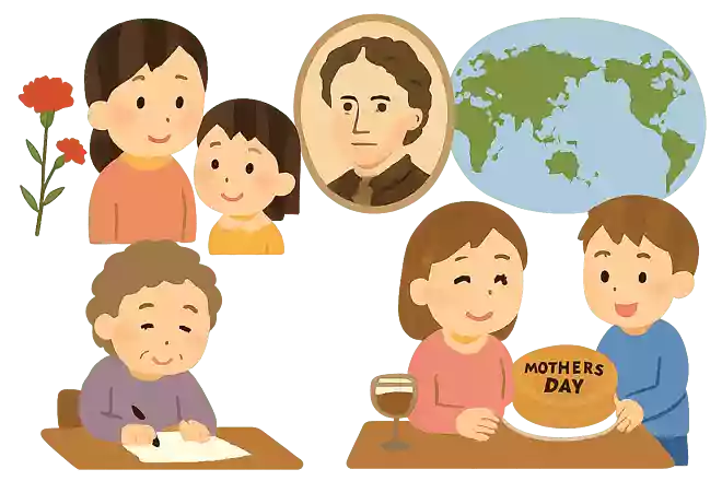 日本に母の日が入ってきたのは明治の終わりごろ