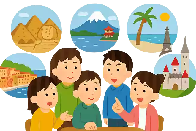 旅行で行きたい場所