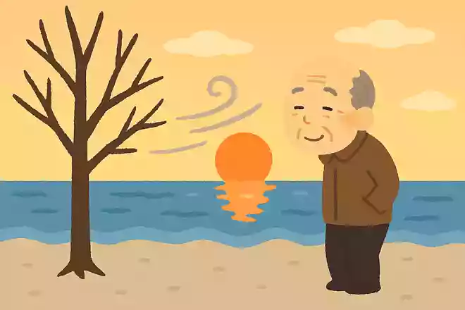 凩や 海に夕日を 吹き落す