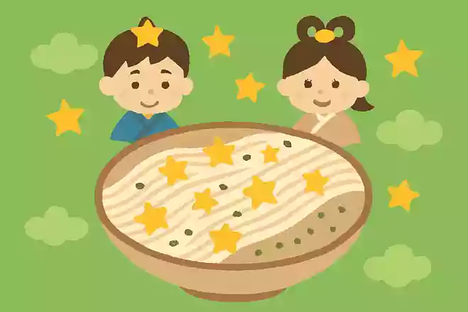 7月7日の七夕に食べる、天の川に見立てた食べ物はなんでしょうか？