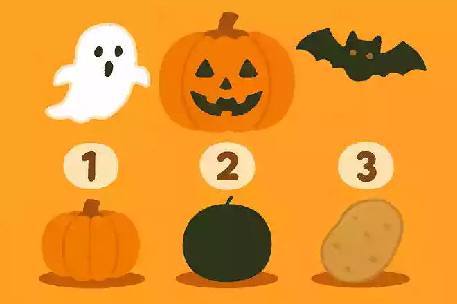 ハロウィンの飾りに使用される野菜の皮は?