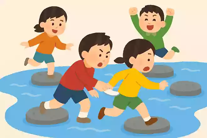川渡りしっぽ取り