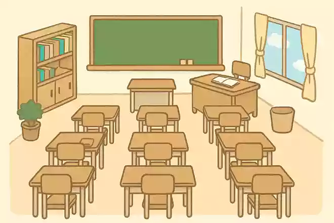 思い出の教室の見取り図