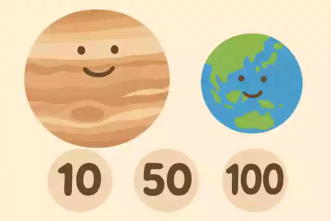 木星の大きさは地球の何倍でしょうか?