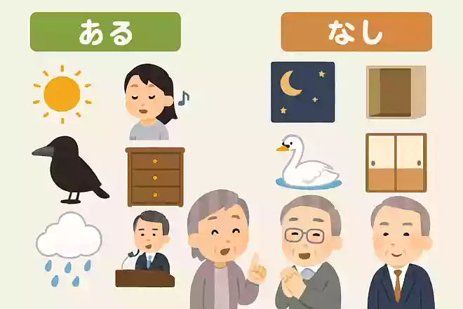 ある方「朝、さき、歌詞、カラス、タンス、総理、天気」ない方は「夜、あと、メロディー、白鳥、押し入れ、大統領、空模様」