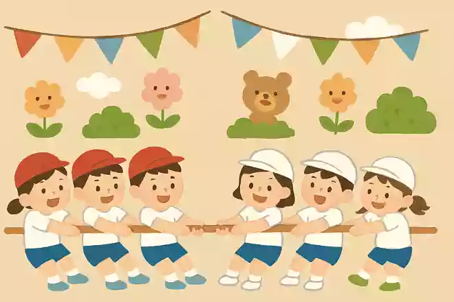 綱引き