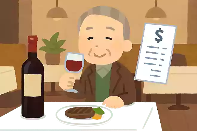 レストランで高級な1本1000万円するワインを飲みました。しかし、会計のときはワインの値段が「1万円」になっていました。なぜでしょうか?