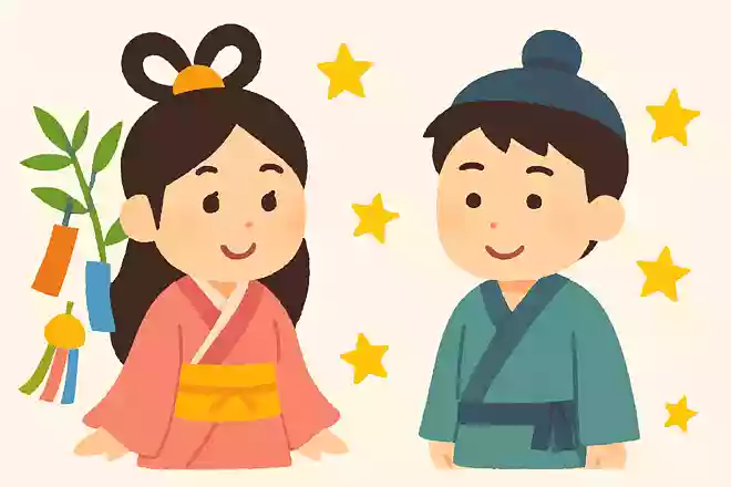 7月7日の七夕では誰と誰が出会う日とされているでしょうか?