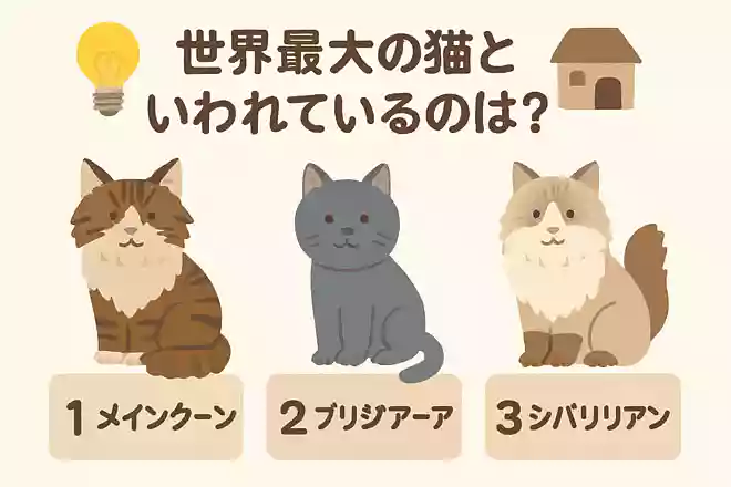 世界最大の猫といわれているのは?