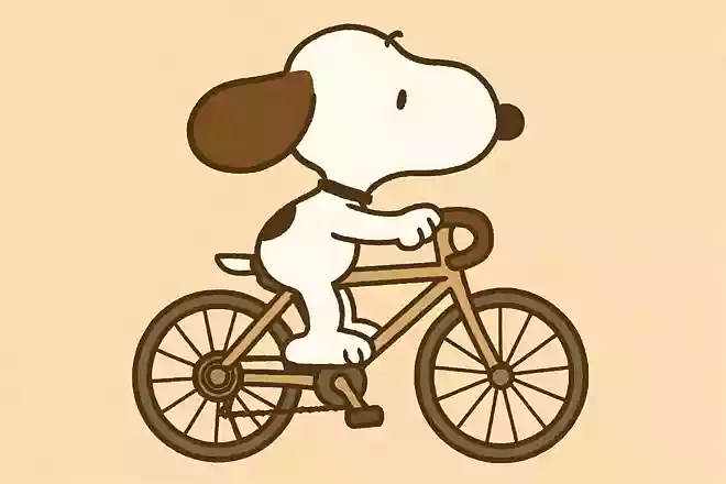 人生は10段変速の自転車のようなものだ・・・持っているのに一度も使ったことのないギアがいくつもある。スヌーピー