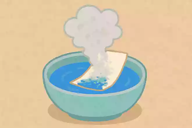 「晴れますように」と書いた紙を溶かすNEW!