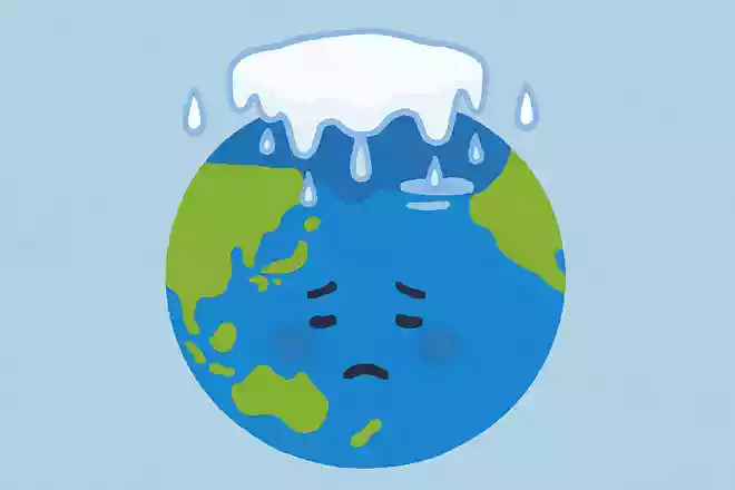 北極のが溶けても水位は上がらない