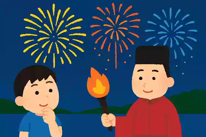最初はただの「のろし」として使われていた火薬を、美しい花火として見るための娯楽にした最初の国はどこでしょうか?NEW!