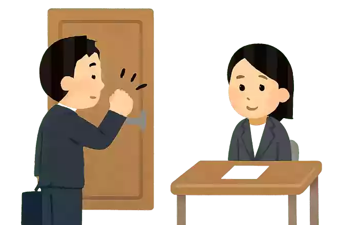 入室する際のノックの数は何回でしょう?NEW!