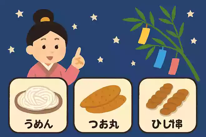七夕に食べるとされている中国から伝わったお菓子は?