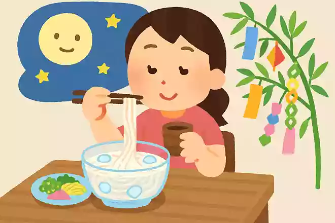 七夕で食べるものはそうめんNEW!