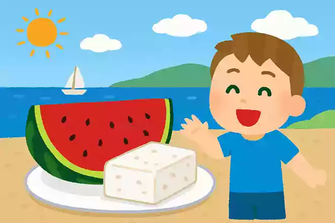 ギリシャでスイカと一緒に食べるものはなんでしょう?NEW!