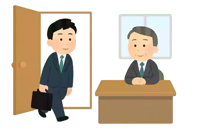 入室するときのあいさつのタイミングはいつでしょう?
