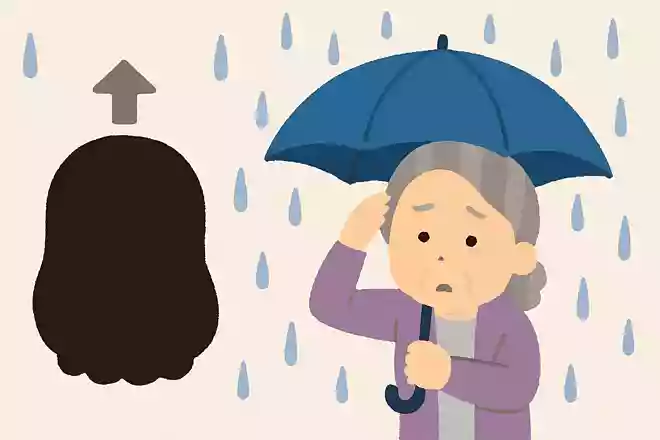 湿気が多い雨の日、髪の毛の重量はどうなるでしょうか?NEW!