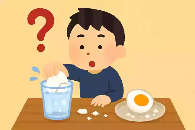 ゆで卵の殻を簡単にむくには、どうしたらいいでしょう?