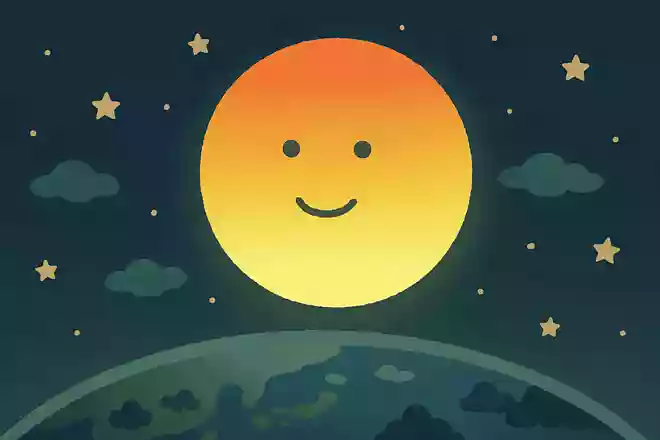 地球から見える月の大気によって色を変えるNEW!