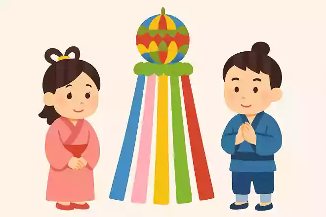 七夕飾りの吹き流しは何を願う飾り?