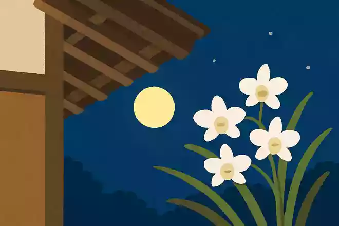 椽側に さし入る月や 蘭の花NEW!岩田涼菟