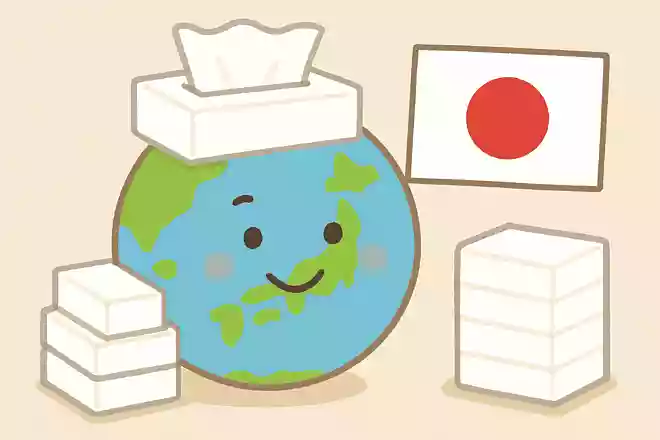 世界で1番ティッシュを消費しているのは日本NEW!