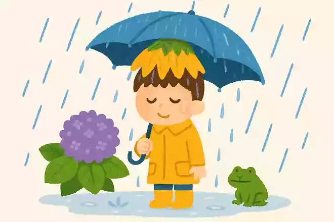 雨の日に頭の上でずぶぬれになっているものなーんだ?NEW!