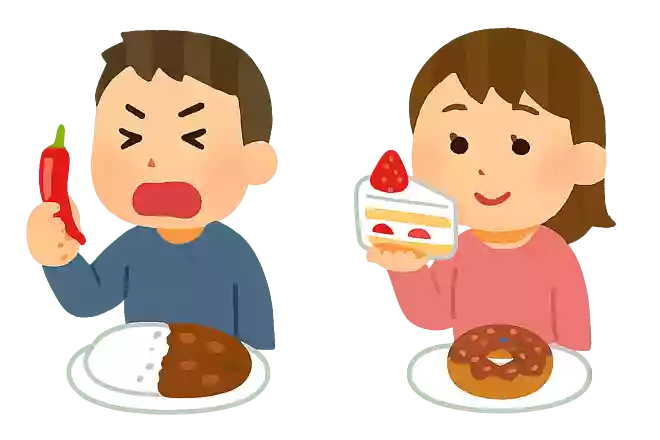 一生食べたものすべてが、辛口になる or 甘口になるNEW!