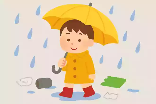 雨の日にはくのは、ながぐつ。ゴミがあるところではくのはなーんだ?NEW!
